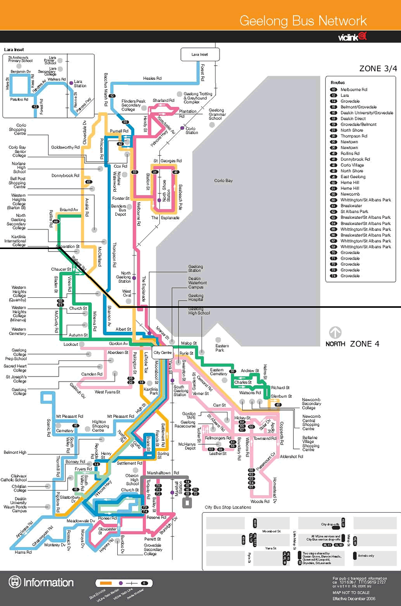 Geelong Bus Routes Map  Map Of Beacon